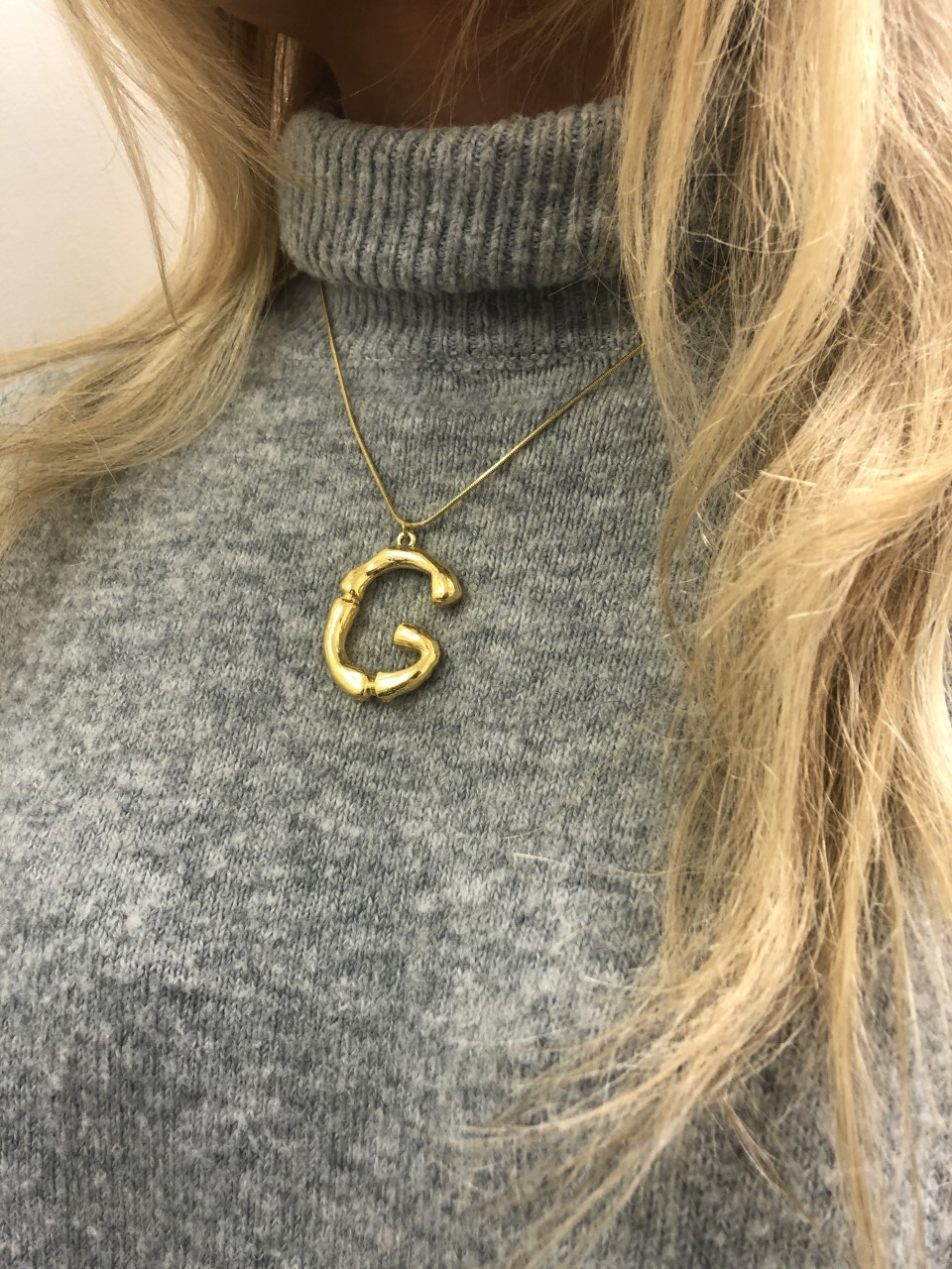 18Kt GOLD PLATED INITIAL NECKLACES