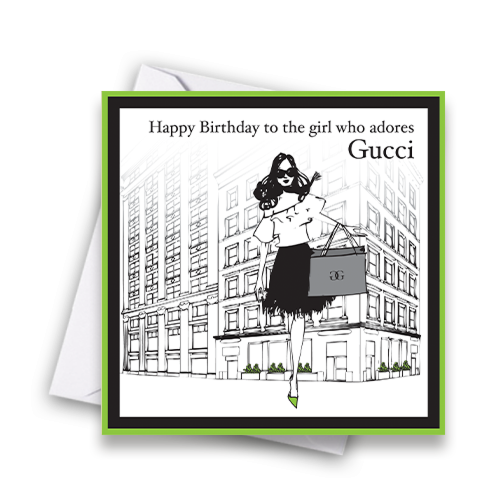 Gucci Birthday Cards