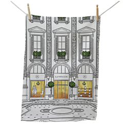 Window Shopping Tea Towel - La Vita Lux