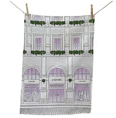 Window Shopping Tea Towel - J'Adore