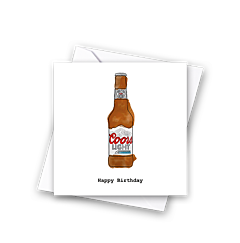 Beer Bottle Coors Light Birthday