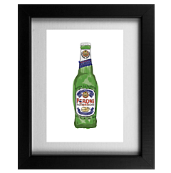 Beer Bottles Frame - Peroni