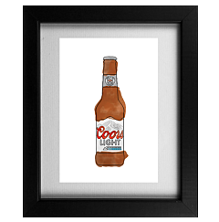 Beer Bottles Frame - Coors