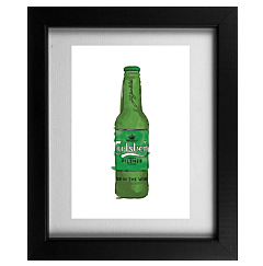 Beer Bottles Frame - Carlsberg