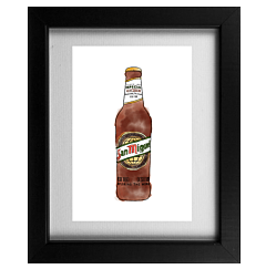 Beer Bottles Frame - San Miguel