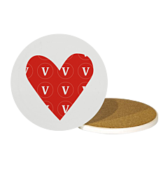 Designed with love Coaster - Valentine