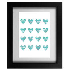 Designed with Love Frame - Tiffany