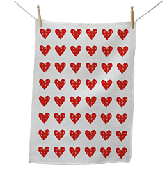Designed with love - Valentine Tea Towel