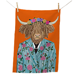 Fashion Animals Tea Towel Harold