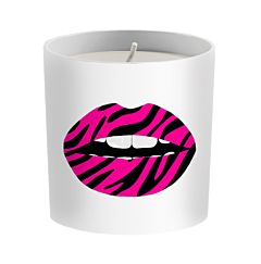 Hot Lips Candle - Hot Pink Tiger