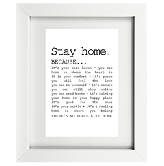 Stay Home Frame