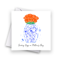 Pretty Florals - Sending hugs on Mother's Day