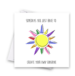 Rainbow Treat Card - Sun