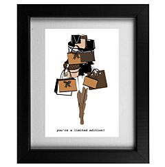 Shopping Girls Frame - Limited edition