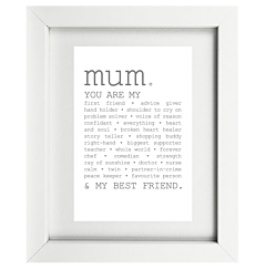 True Mum Framed Print
