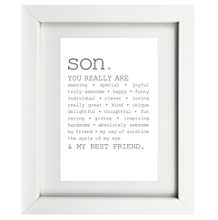 True Son Framed Print
