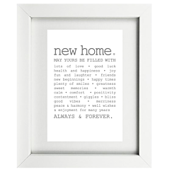 True New Home Framed Print