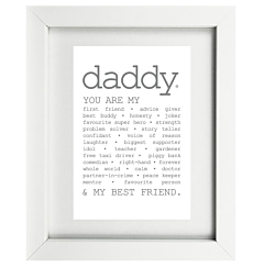 True Daddy Framed Print