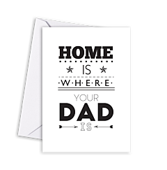 Typographic Dad Home