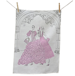 Gala Girls Tea Towel - Pink Quartz