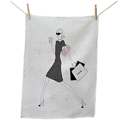 Super Model Tea Towel - Couture