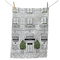 Window Shopping Tea Towel - Couture