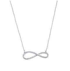 INFINITY STERLING SILVER NECKLACE