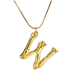 18Kt GOLD PLATED INITIAL NECKLACE