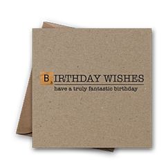 Scrabble Eco Age Birthday Wishes