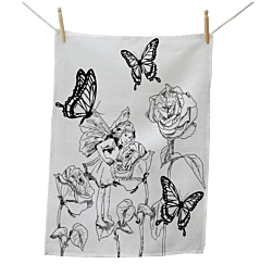 Enchanted Fairy Tea Towel Rose