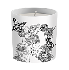 Bone China Pot Candle - Enchanted Fairy Hydrangea