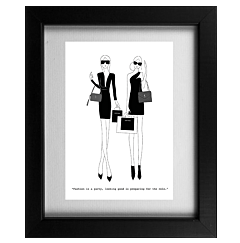 Fashion Friends Frame - Fashion is a party