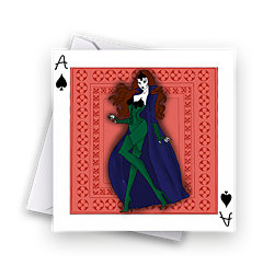 The Ace of Spades card