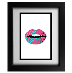 Hot Lips - Ombre Dalmatian Frame