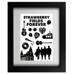 Liverpool Four Frame - Strawberry Fields Forever
