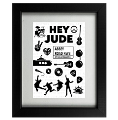 Liverpool Four Frame - Hey Jude