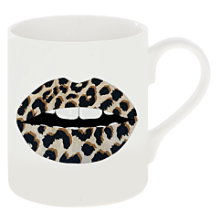 Hot Lips Mug - Leopard