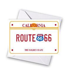 Number Plate Route 66