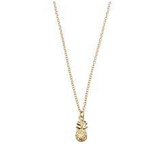 PINEAPPLE GOLD PLATED NECKLACE