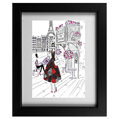 Shopping in Paris Frame - French Bistro