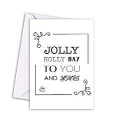 Typographic Jolly-Holly