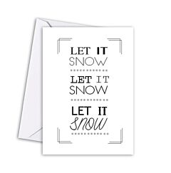 Typographic Snow